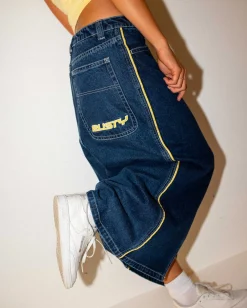 Flip Mommy Low Rise Denim Maxi Skirt | Rusty Store