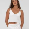 Florence V Neck Knit Cami Crop Top | Rusty Shop