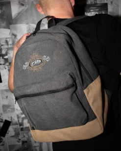 Frenzy Embroidered Cord Backpack | Rusty New