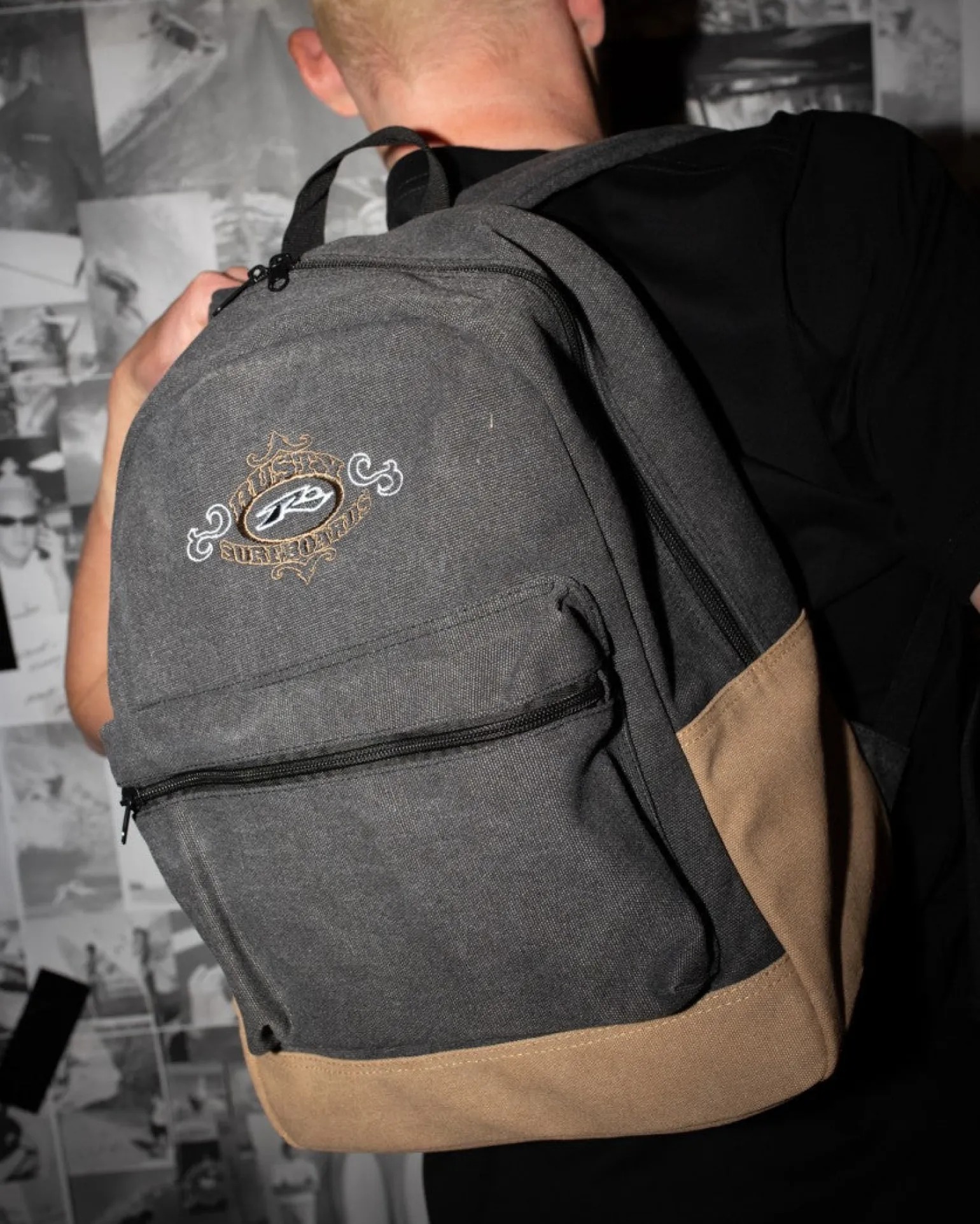 Frenzy Embroidered Cord Backpack | Rusty New