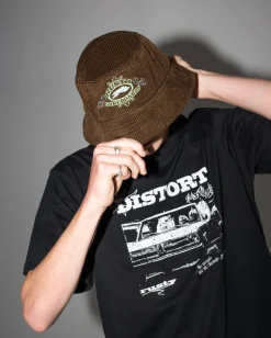 Frenzy Heritage Cord Bucket Hat | Rusty Sale