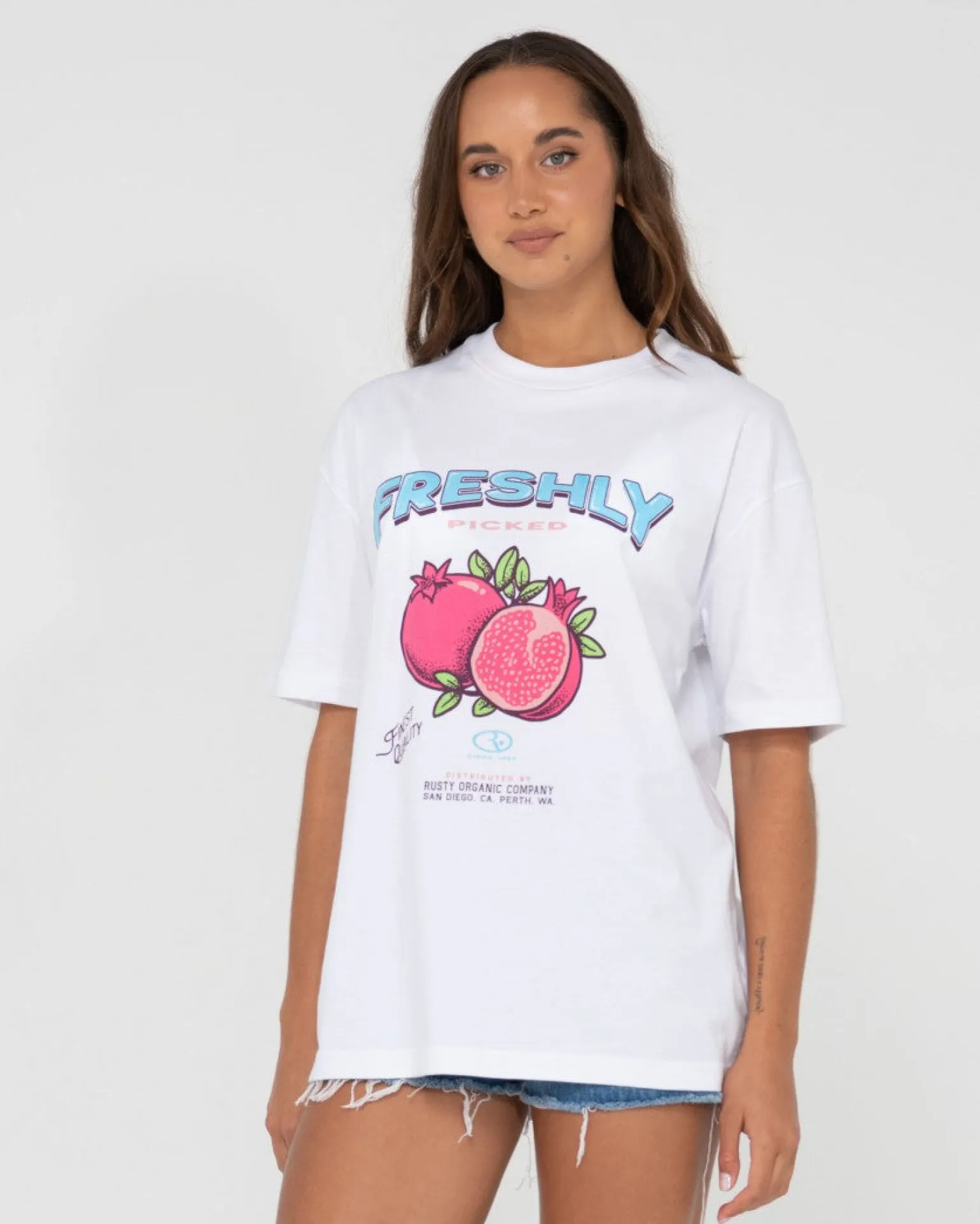 Fruitful Oversize Graphic Tee | Rusty Flash Sale