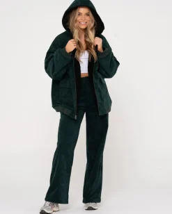 Gables Reversible Zip Up Cord Jacket | Rusty Hot