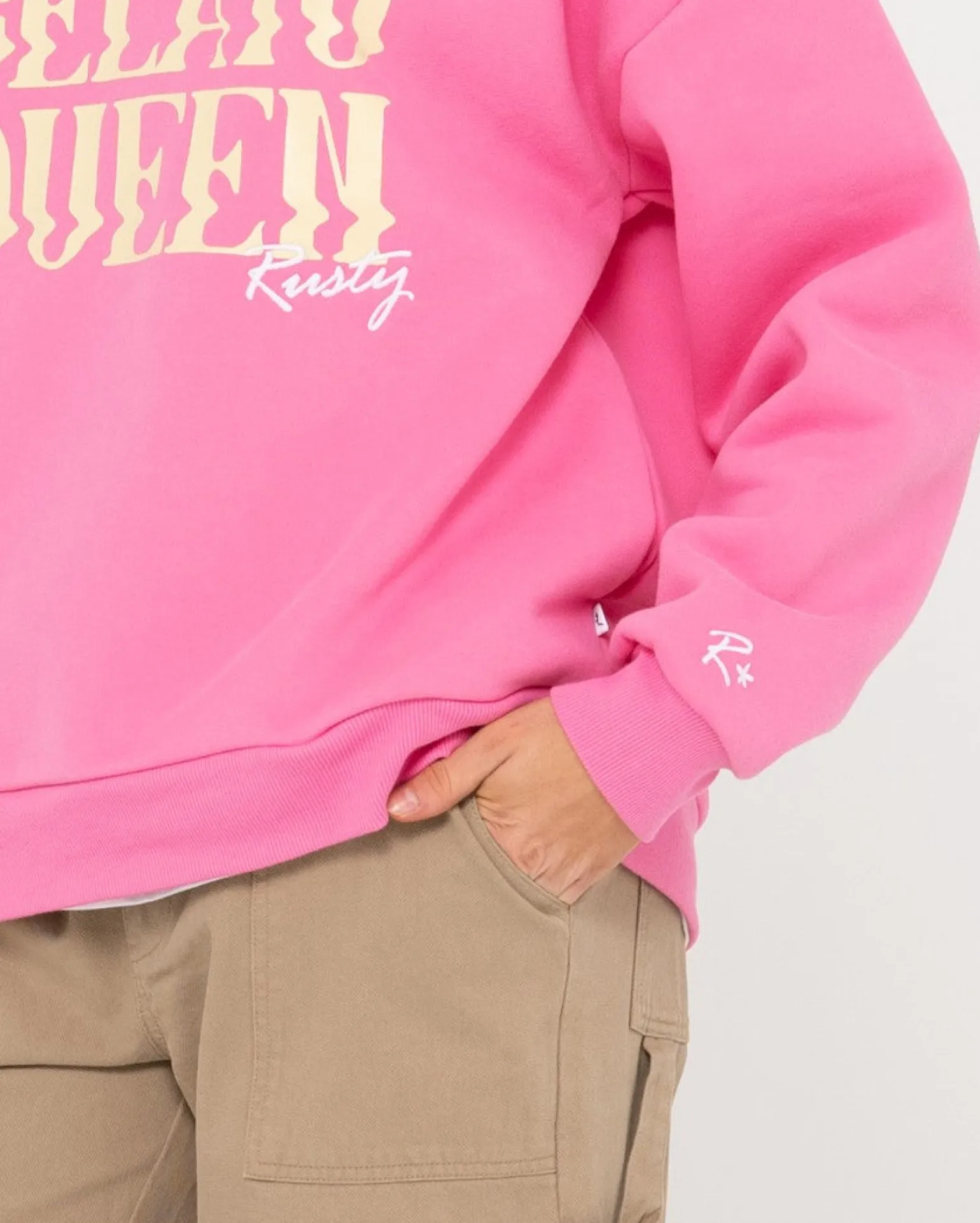Gelato Queen Oversize Crew Fleece | Rusty Cheap