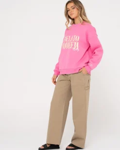 Gelato Queen Oversize Crew Fleece | Rusty Cheap