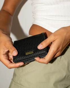 Georgie Woven Card Case | Rusty Cheap