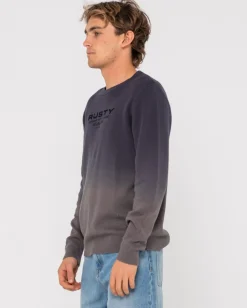 Gradient Ho-Stack Crew Knit | Rusty Best