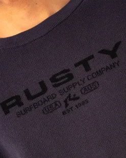 Gradient Ho-Stack Crew Knit | Rusty Best