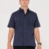 Grindstone Easy Fit Short Sleeve Shirt | Rusty Fashion