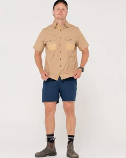 Grindstone Easy Fit Short Sleeve Shirt | Rusty Outlet