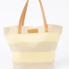 Hailey Striped Straw Beach Bag | Rusty Online