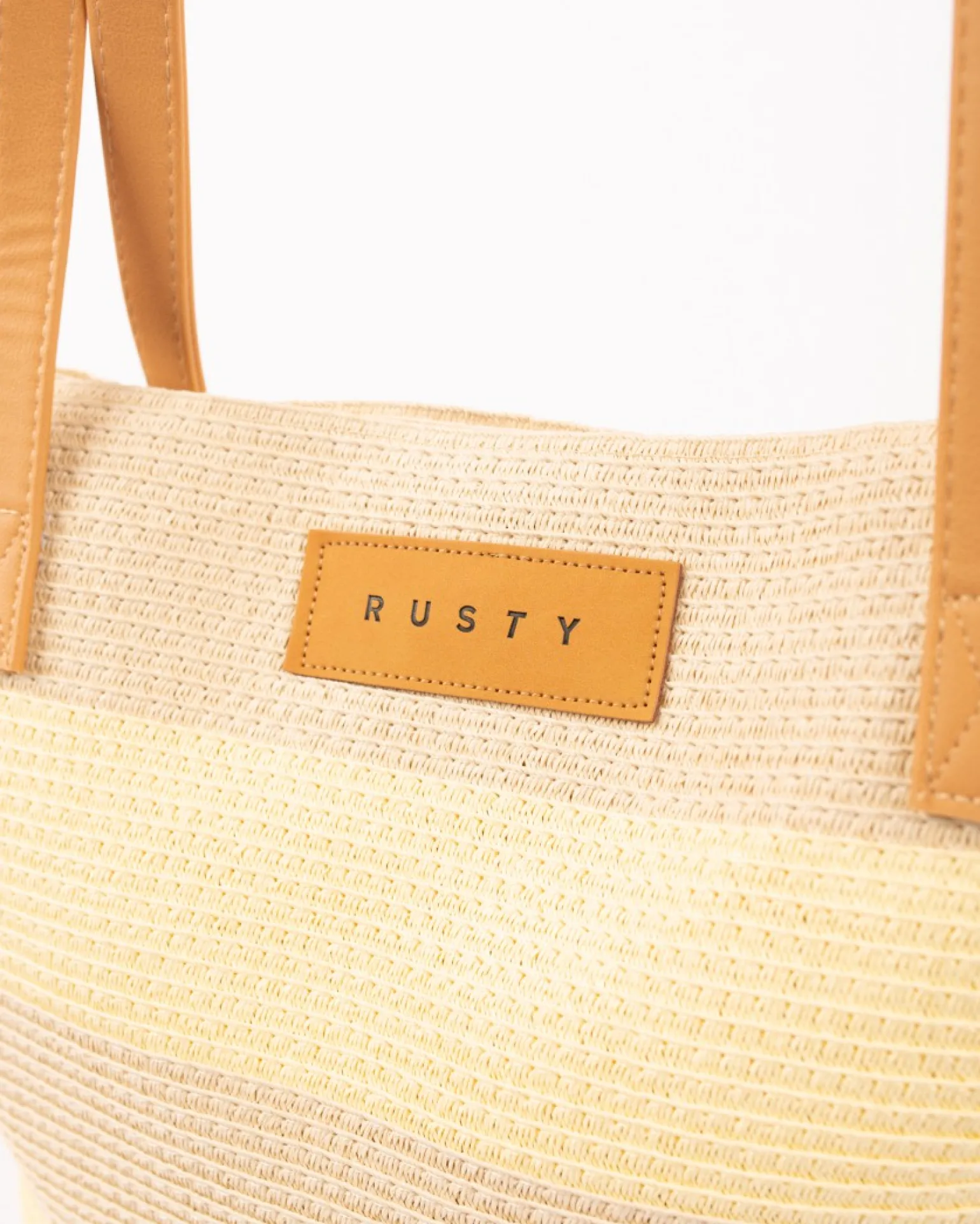Hailey Striped Straw Beach Bag | Rusty Online