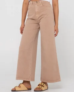 Hansen High Waisted Wide Leg Pant | Rusty Hot