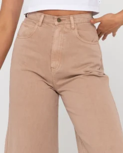Hansen High Waisted Wide Leg Pant | Rusty Hot