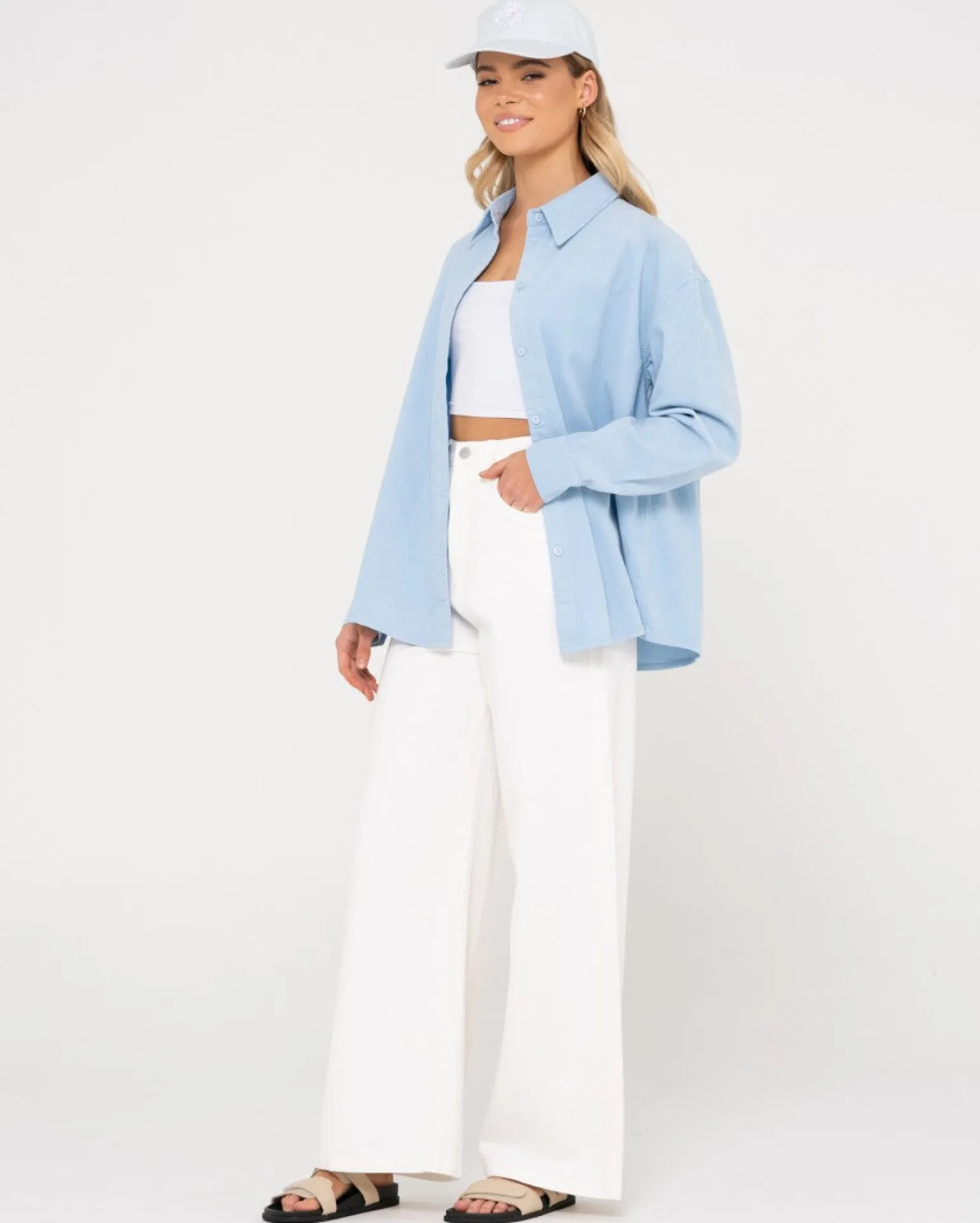 Hansen High Waisted Wide Leg Pant | Rusty Online