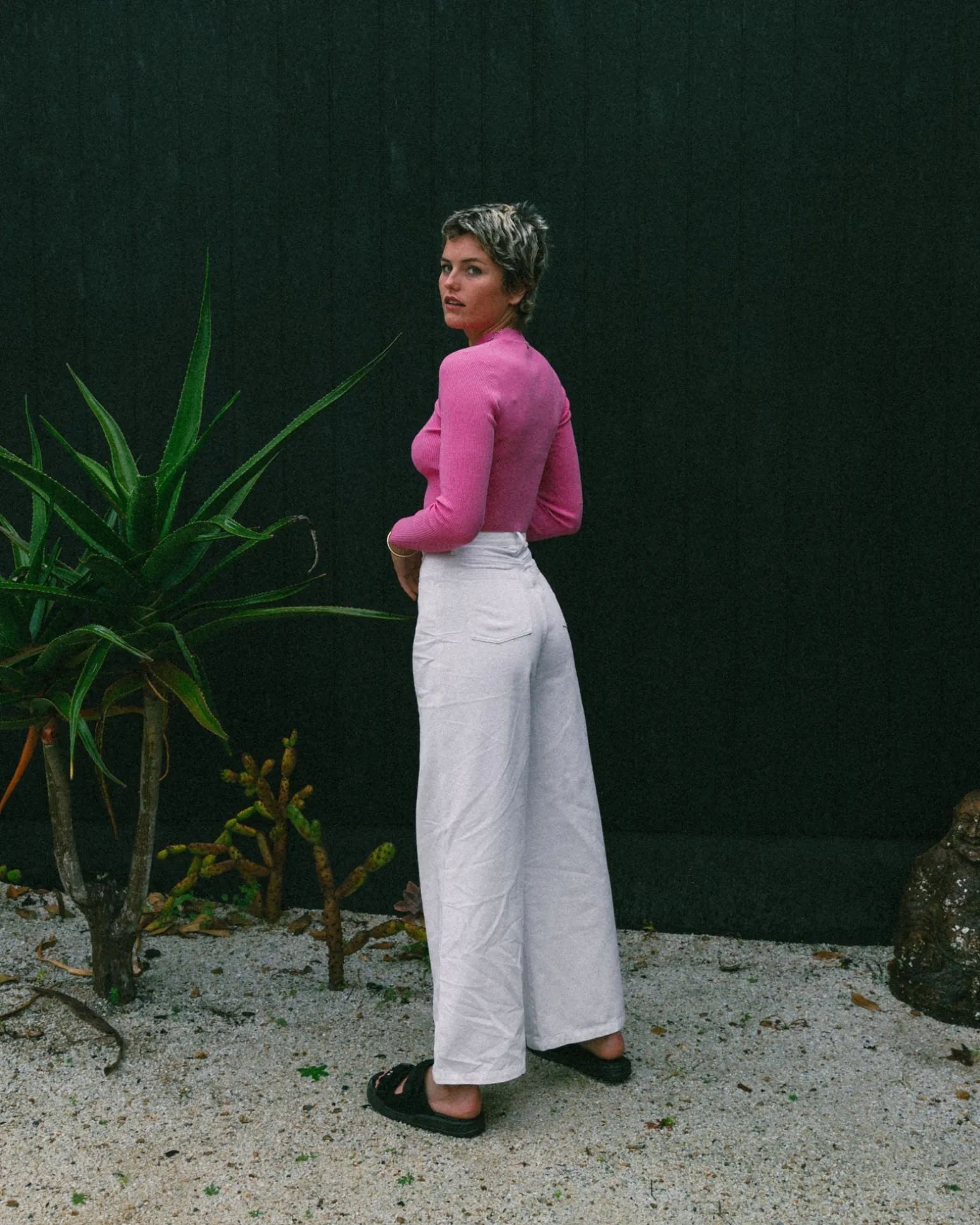 Hansen High Waisted Wide Leg Pant | Rusty Online