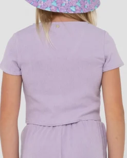 Harlo Button Down Top Girls | Rusty Hot
