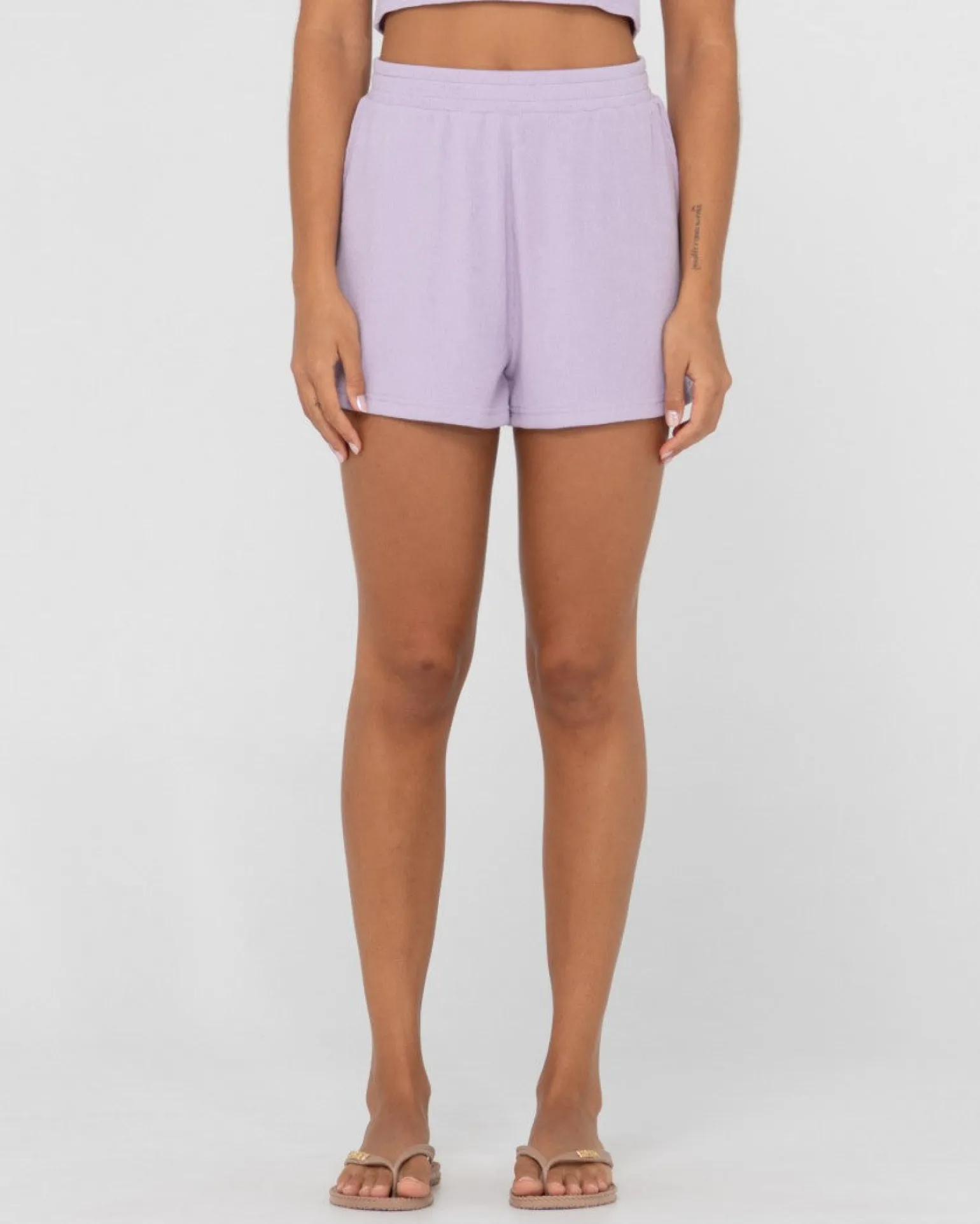 Harlo Elastic High Waisted Lounge Short | Rusty Best Sale