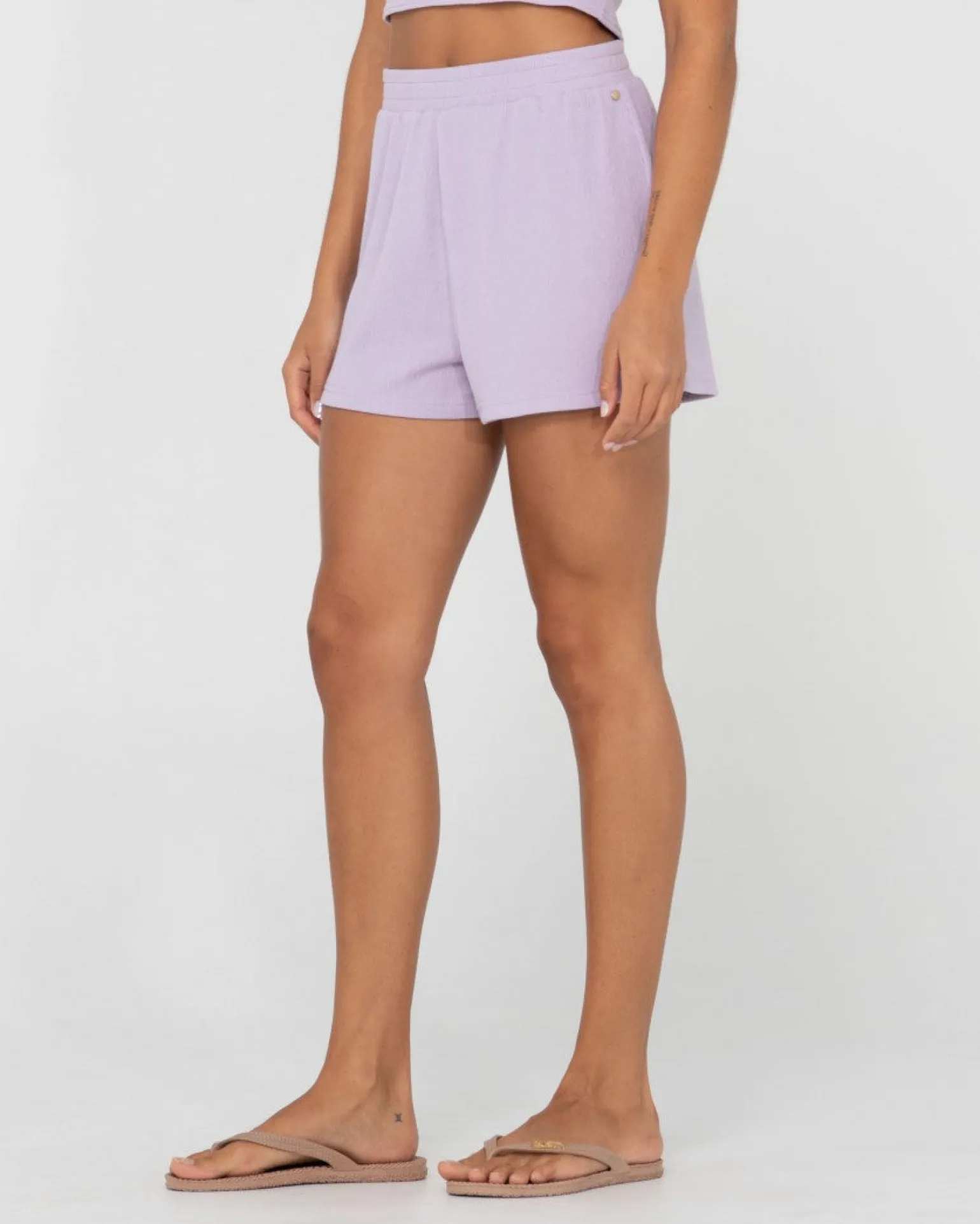 Harlo Elastic High Waisted Lounge Short | Rusty Best Sale