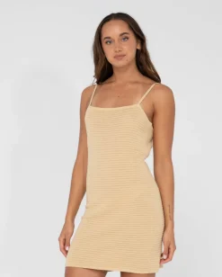 Harri Ribbed Knit Mini Slip Dress | Rusty Best Sale