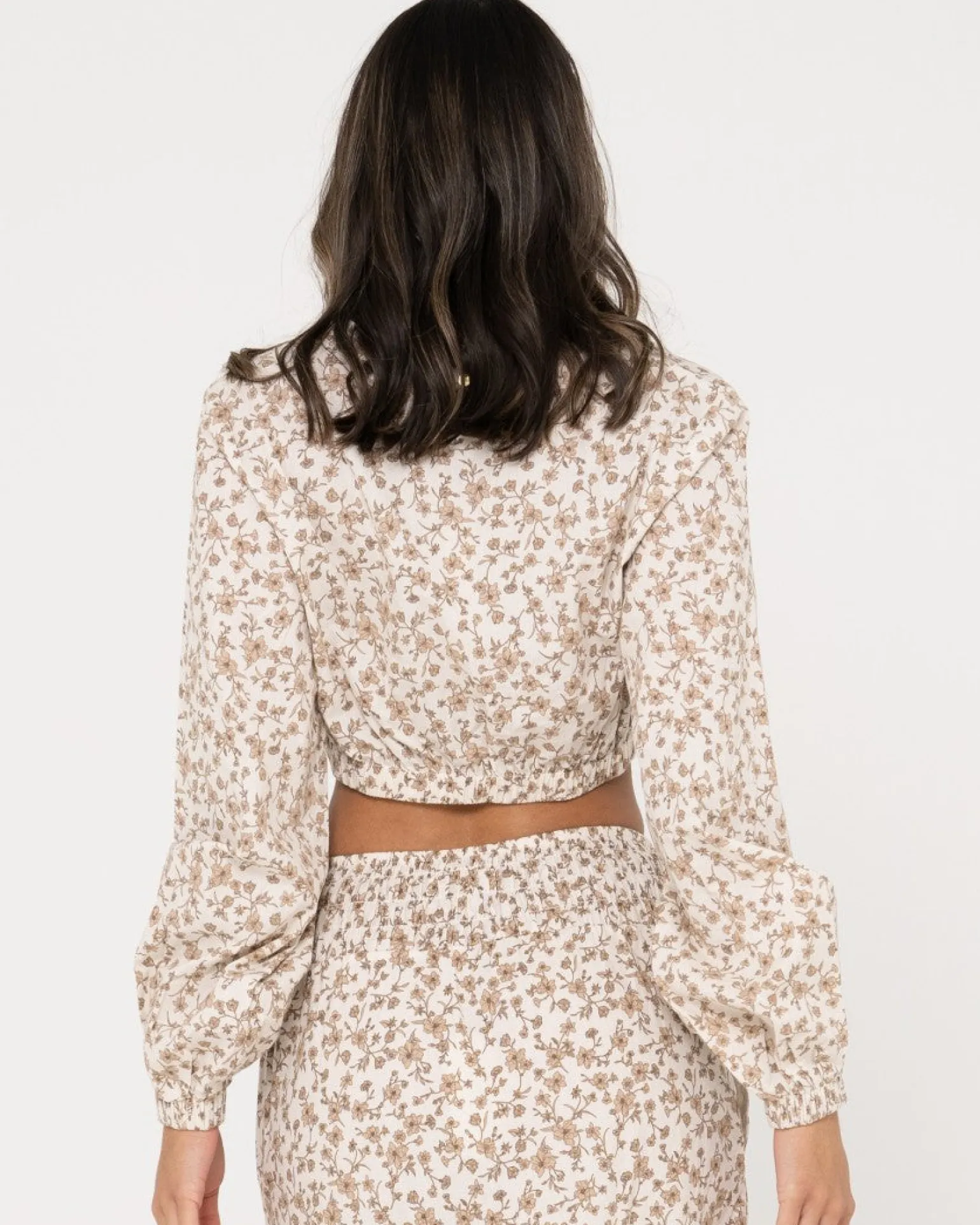 Harvey Long Sleeve Crop | Rusty Best Sale