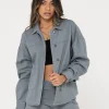 Haze Long Sleeve Overshirt | Rusty New