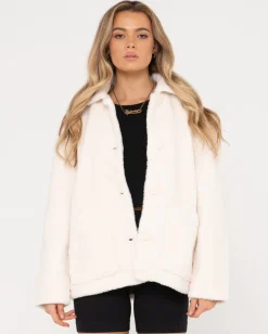 Hazel Button Up Jacket | Rusty New