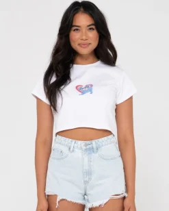 Heartbreaker Graphic Baby Tee | Rusty Fashion