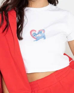 Heartbreaker Graphic Baby Tee | Rusty Fashion