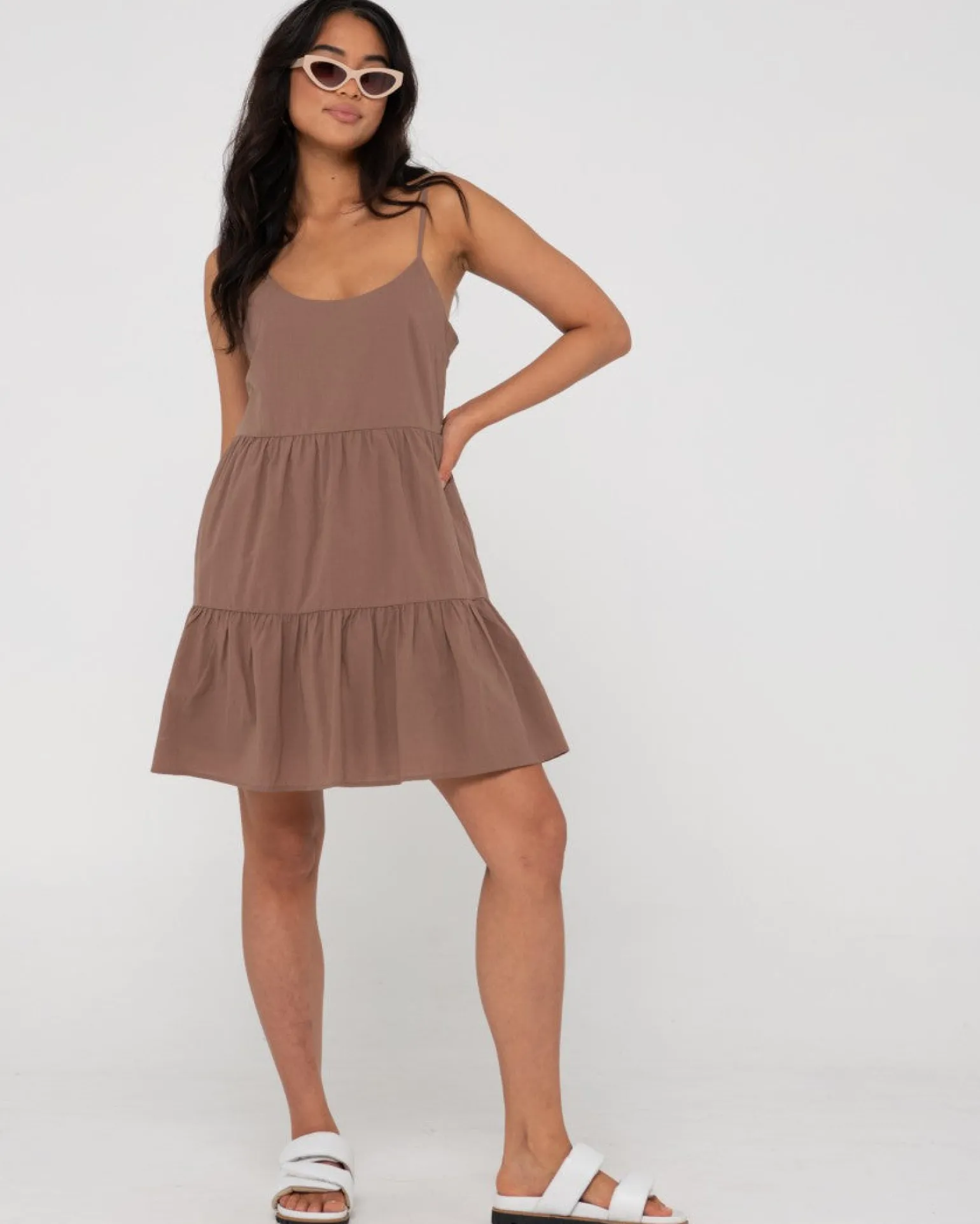 Heather Tiered Slip Dress | Rusty Best