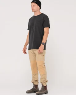 Heavy Lifts Elastic Cuffed Pant | Rusty Cheap