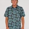 Hi Viscus Ramie Relaxed Fit Short Sleeve Shirt | Rusty Fashion