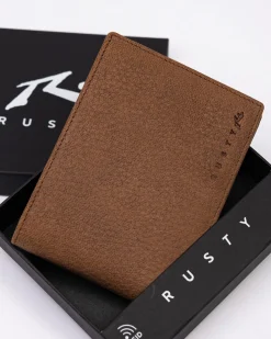 High River 2 Leather Wallet | Rusty Store