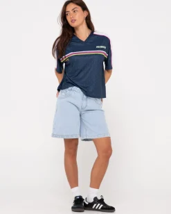 High Volume Low Rise Baggy Jort | Rusty Best Sale