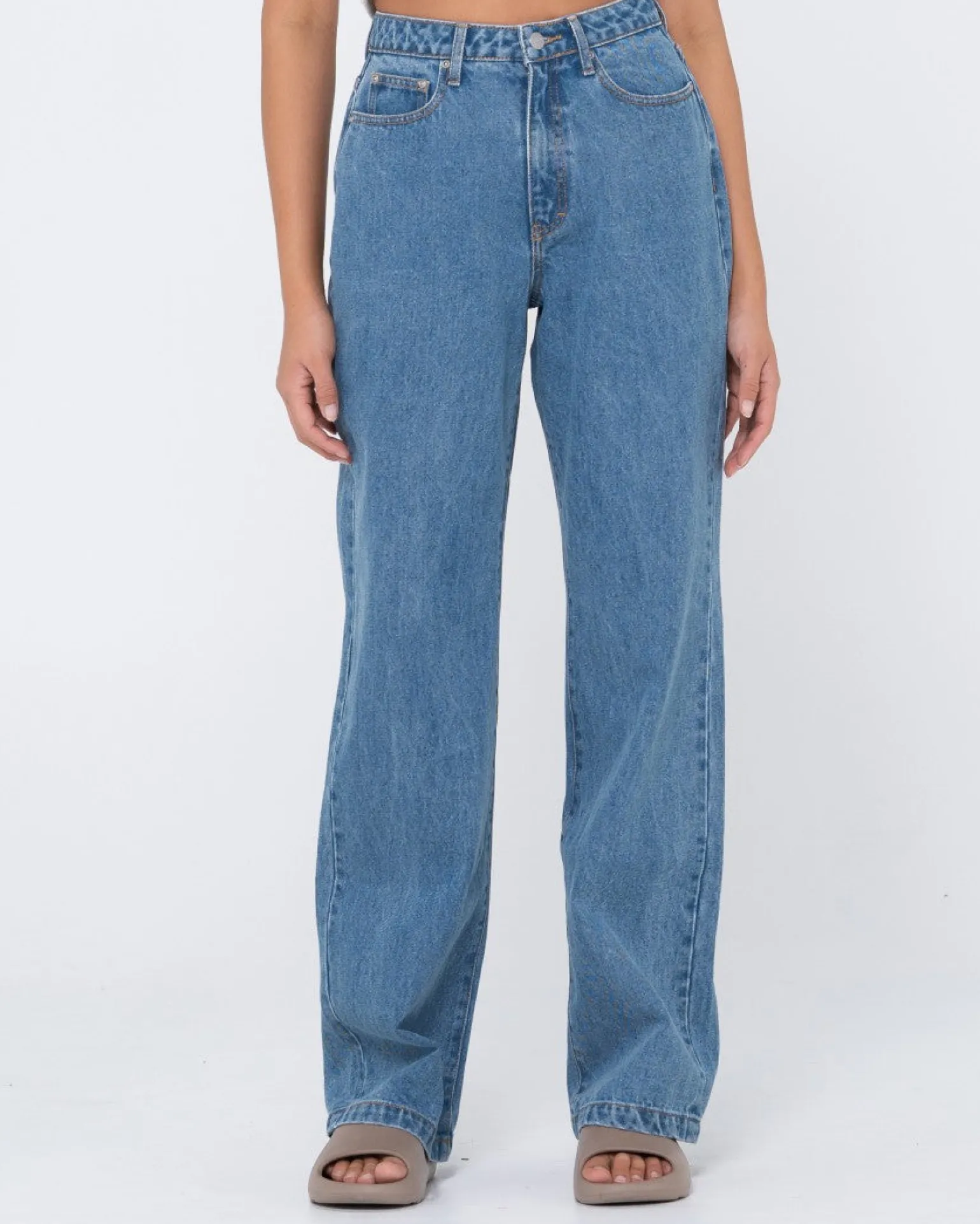High Waisted Baggy Jean | Rusty New