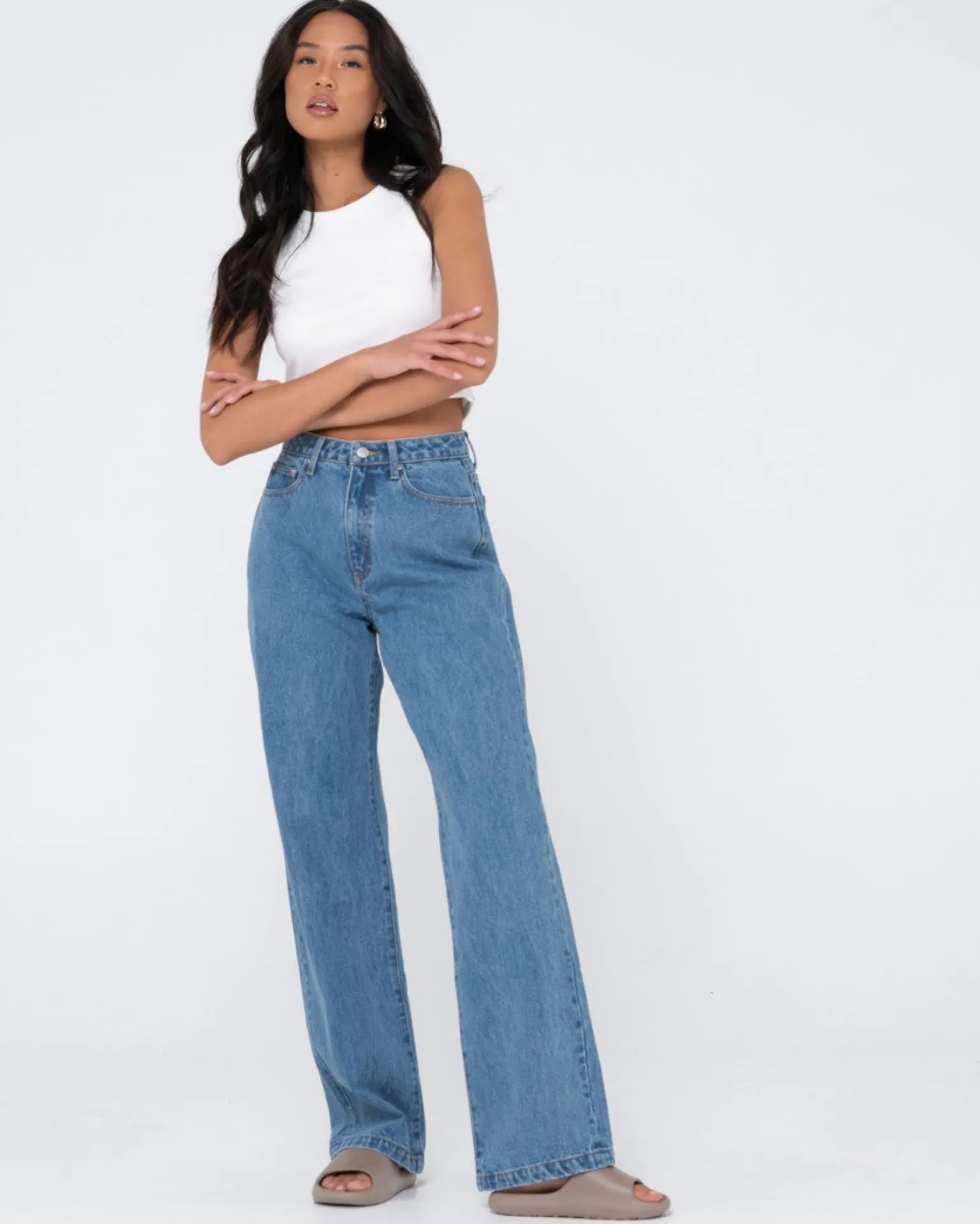 High Waisted Baggy Jean | Rusty New