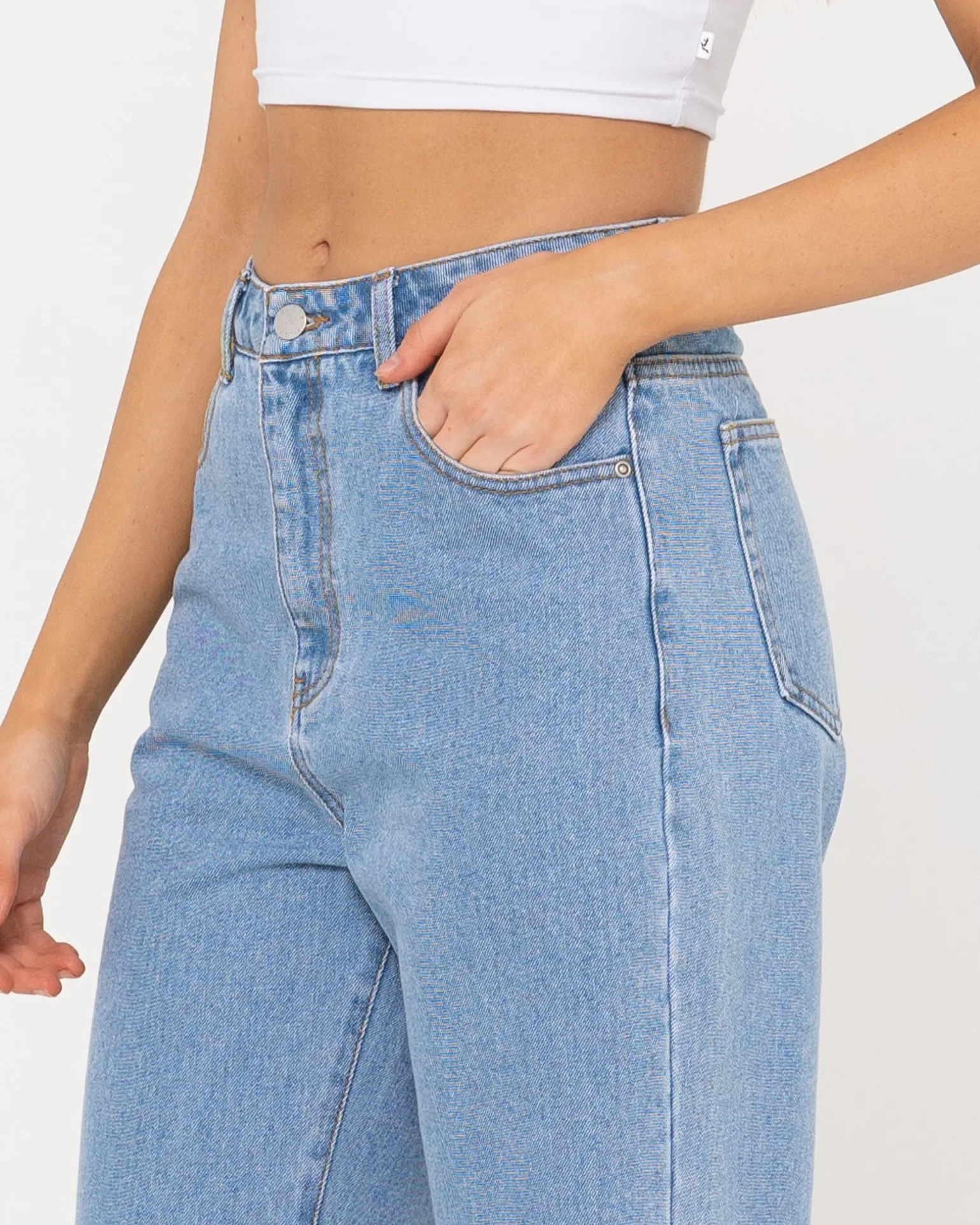High Waisted Straight Jean | Rusty Cheap