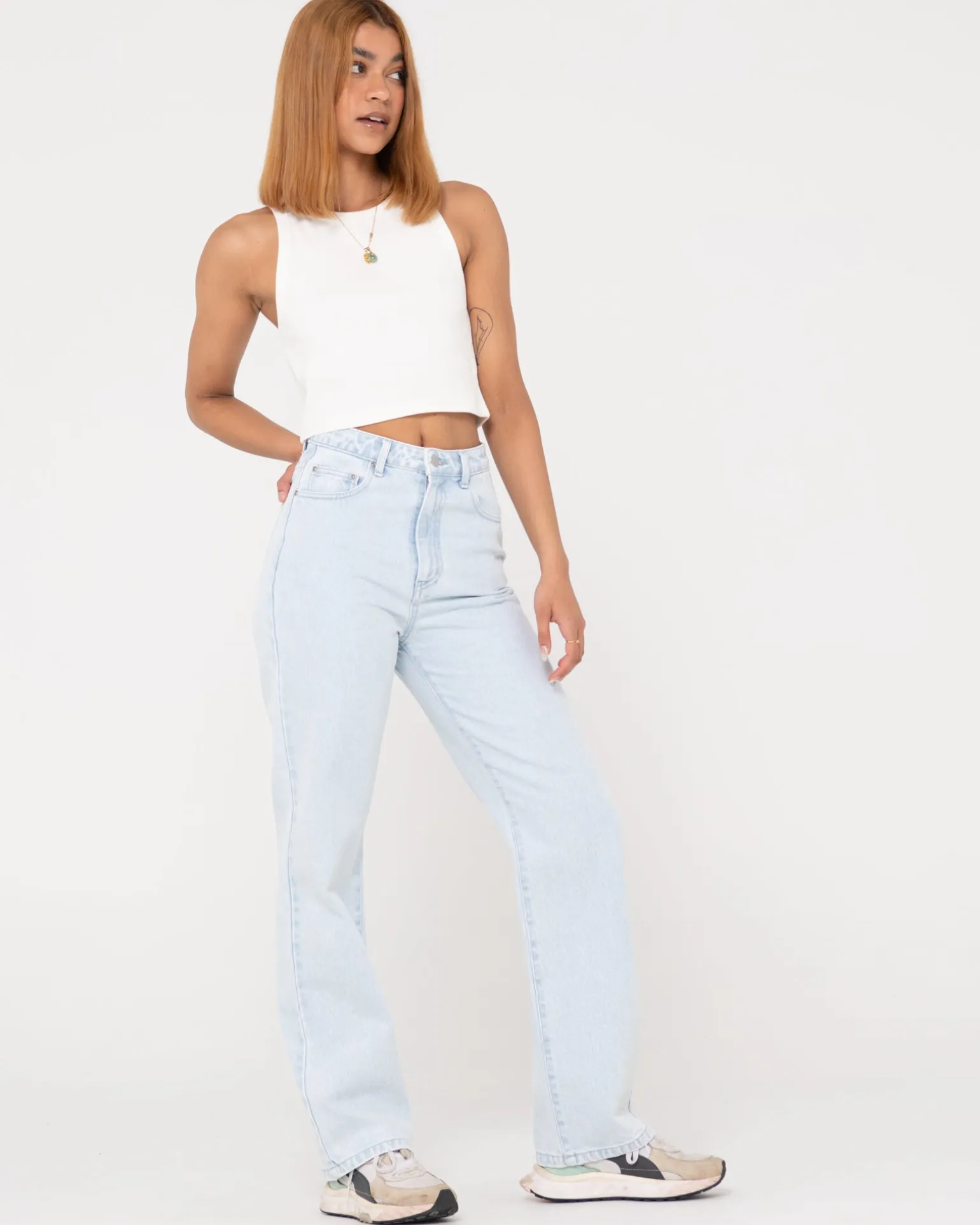 High Waisted Straight Jean | Rusty Discount