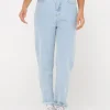 High Waisted Straight Mom Jean | Rusty Discount