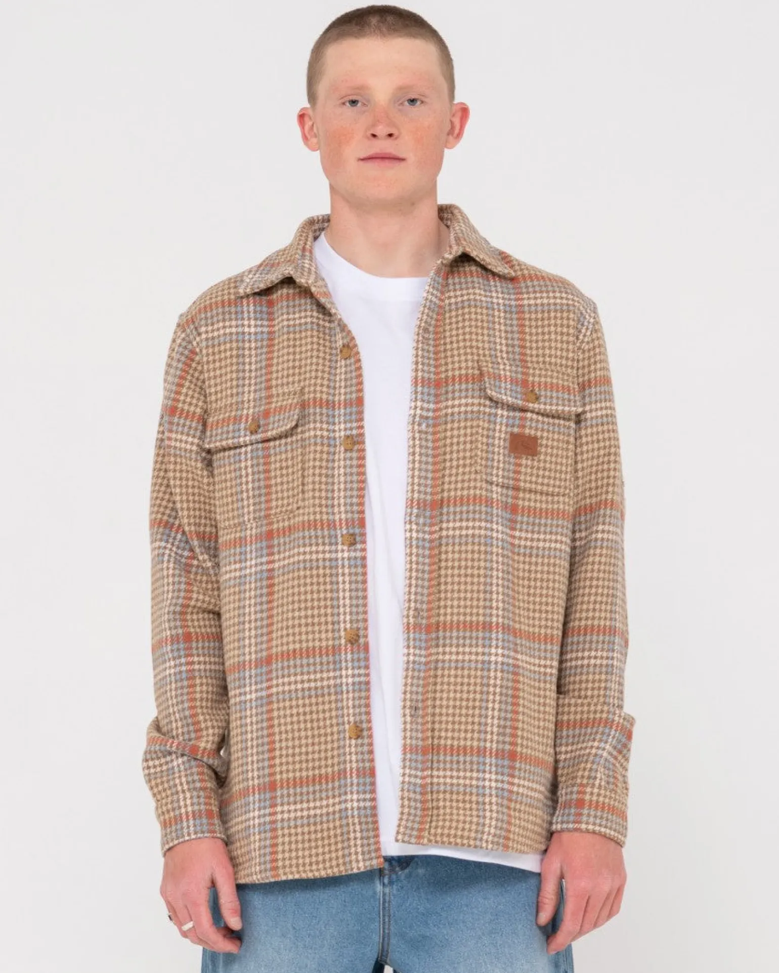 Houndstooth Overshirt | Rusty Store
