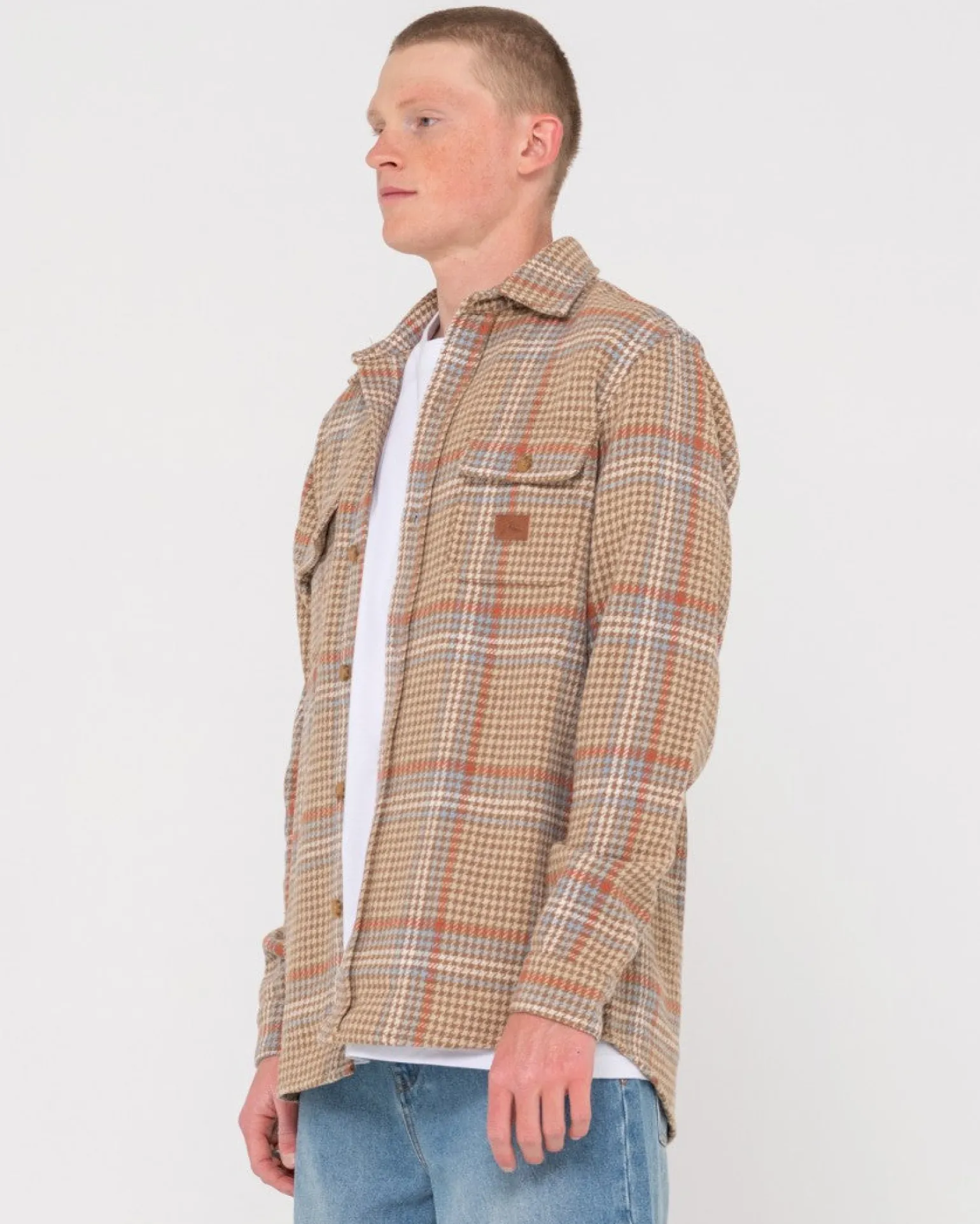 Houndstooth Overshirt | Rusty Store