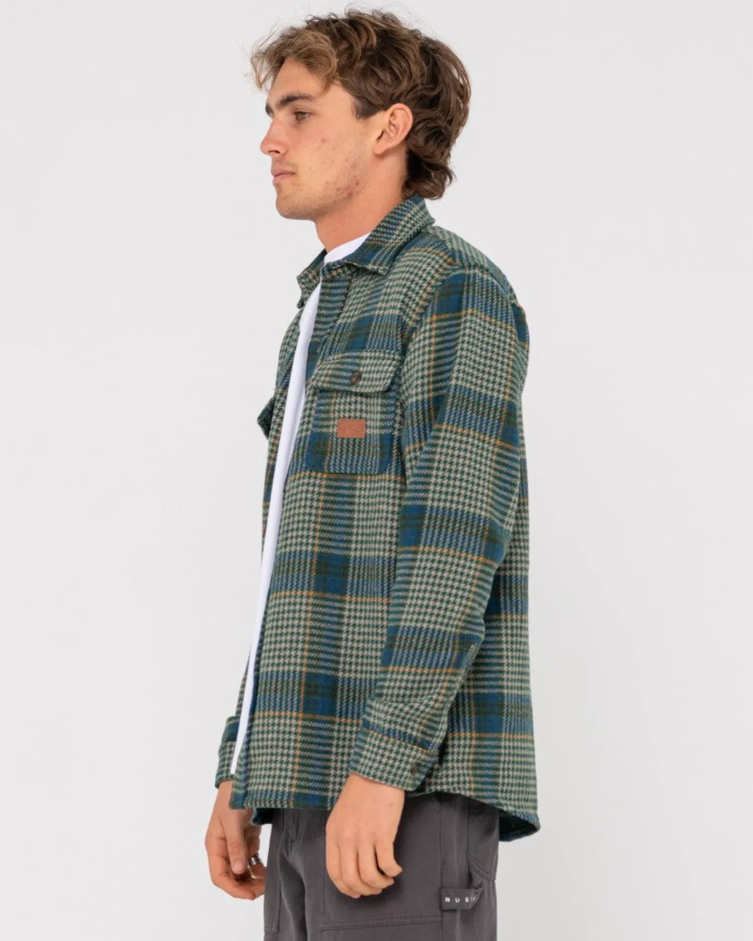Houndstooth Overshirt | Rusty Store