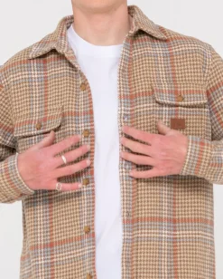 Houndstooth Overshirt | Rusty Store