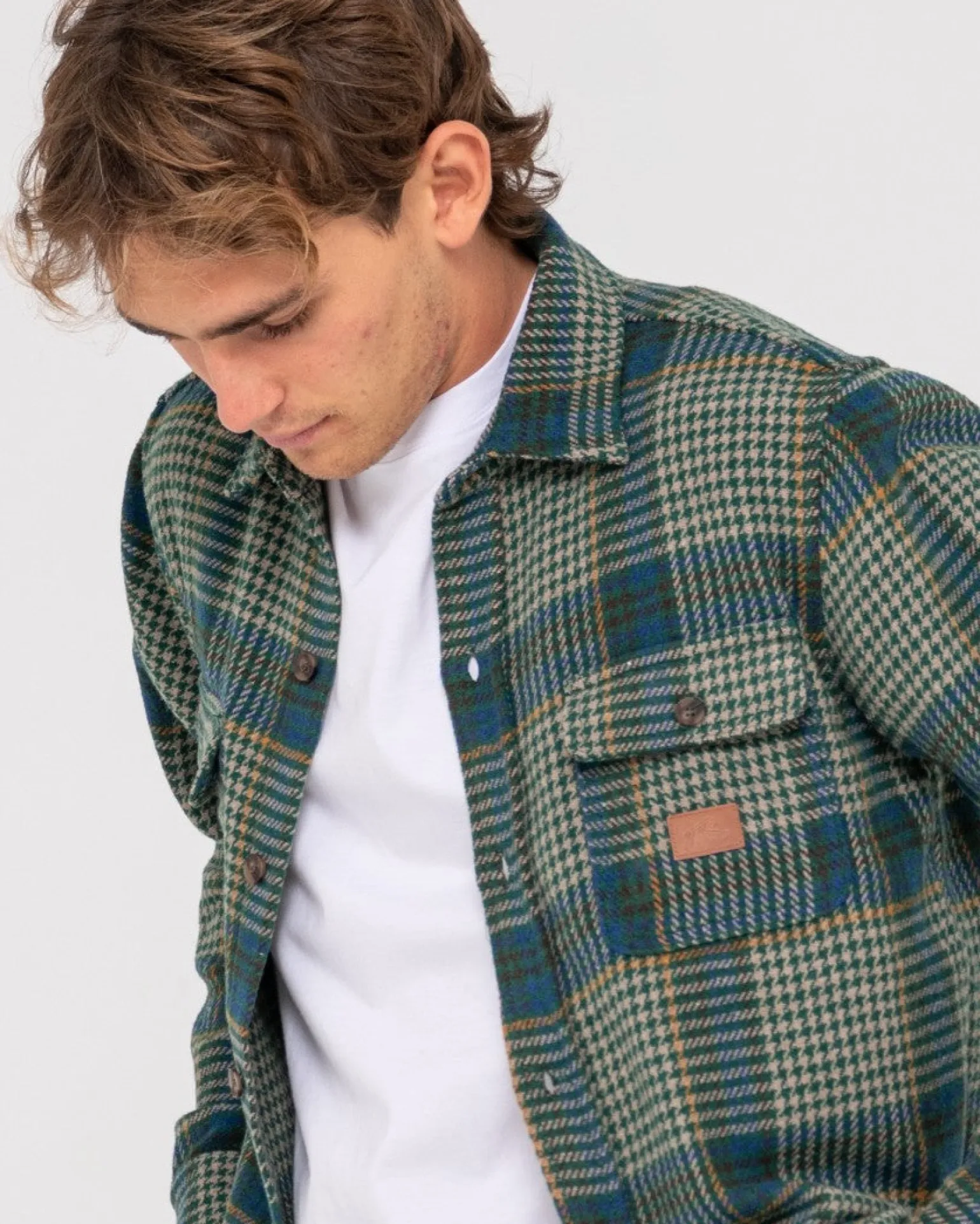 Houndstooth Overshirt | Rusty Store