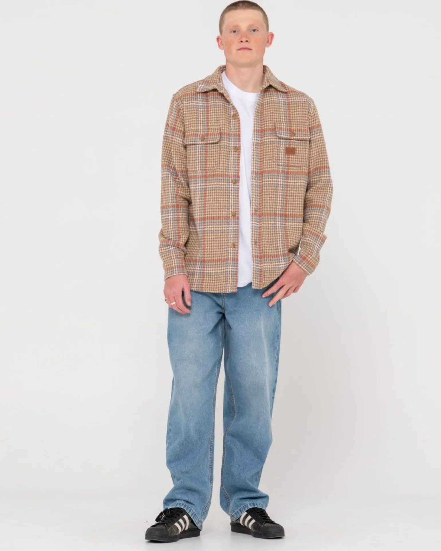 Houndstooth Overshirt | Rusty Store