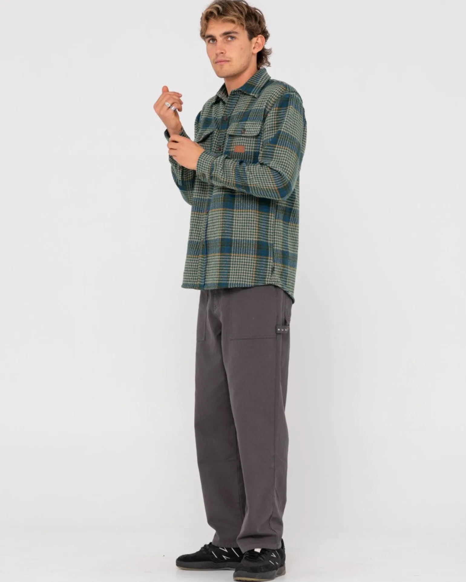 Houndstooth Overshirt | Rusty Store