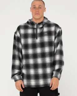 Indicate Quarter Zip Hood | Rusty Shop