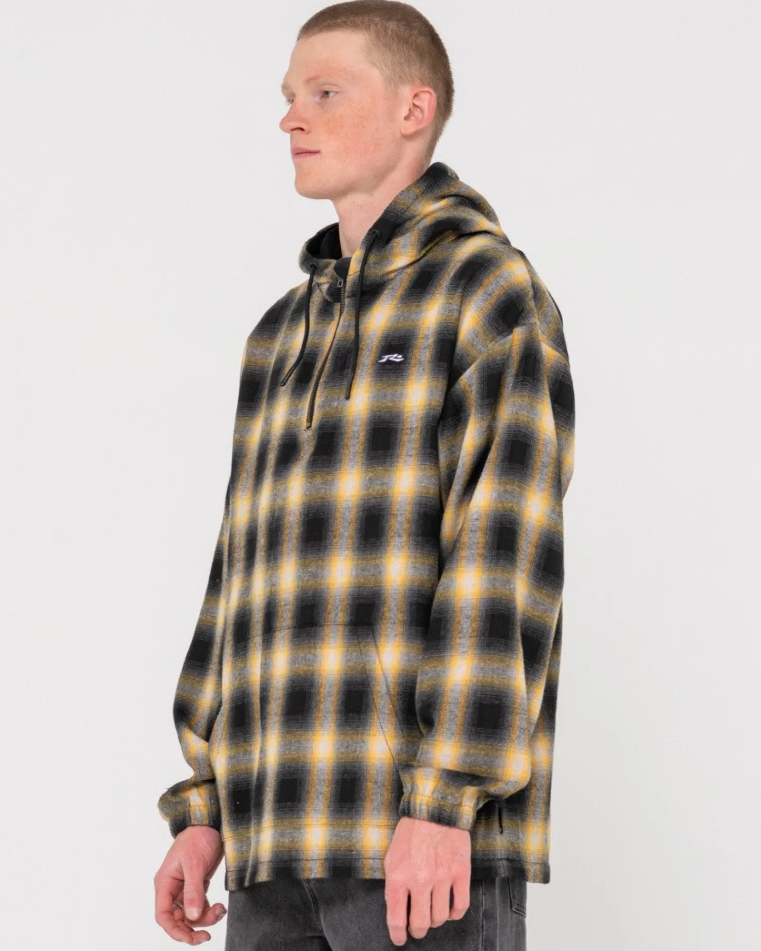 Indicate Quarter Zip Hood | Rusty Hot