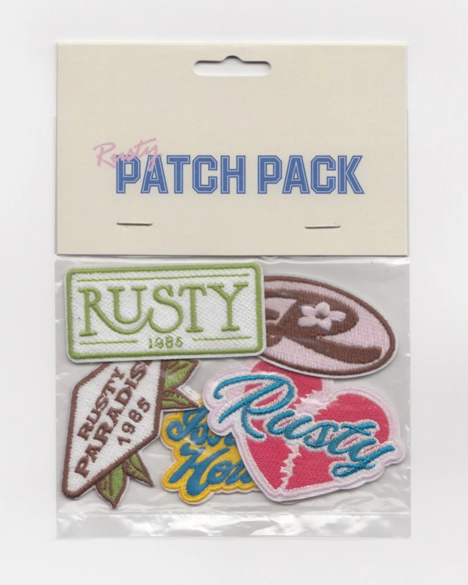 Iron-On Embroidered Patch Pack | Rusty Shop