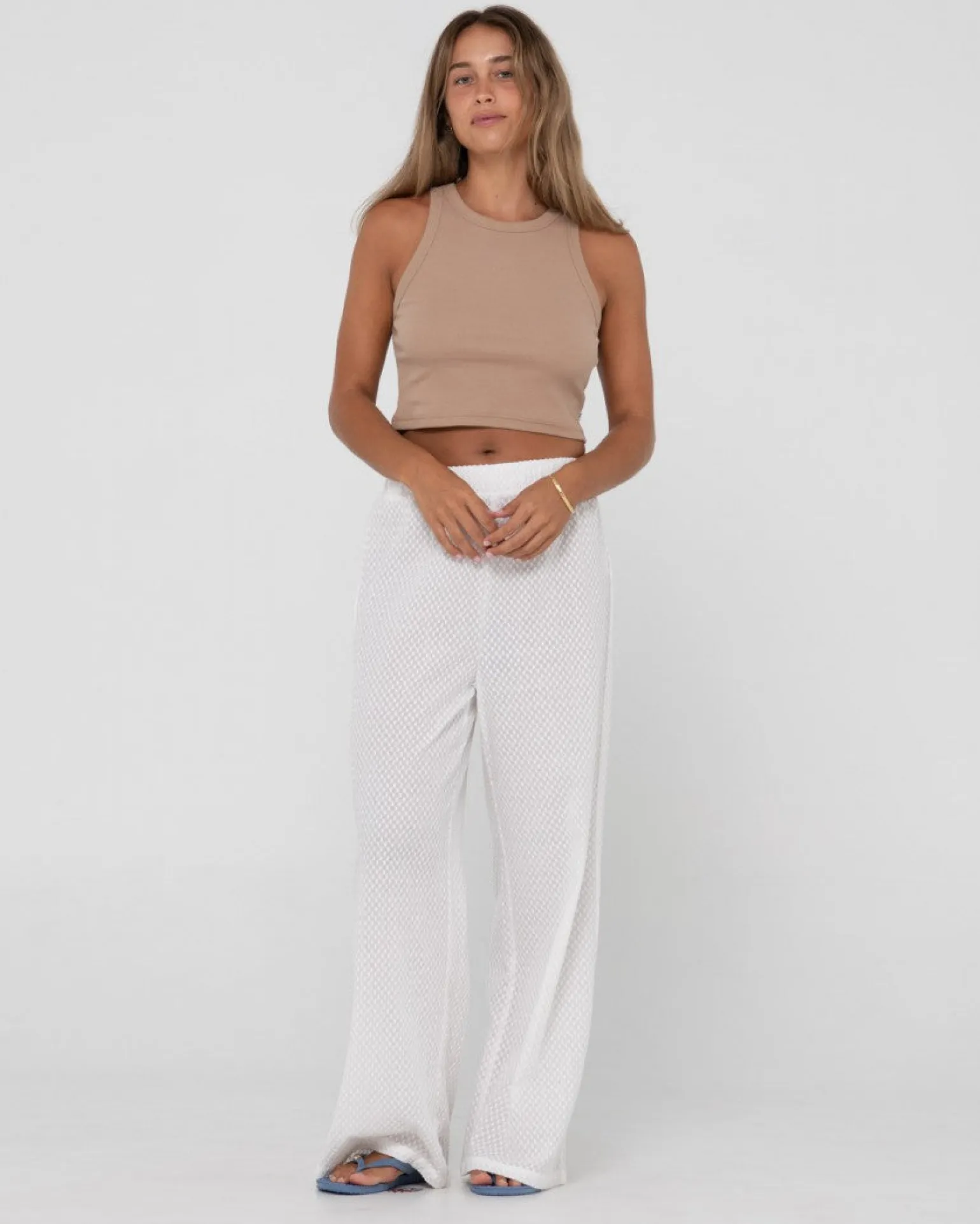 Isabelle Relaxed Fit High Waisted Pant | Rusty Online
